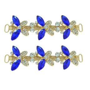 Cabedal Borboletas Débora Lateral com Pedrarias