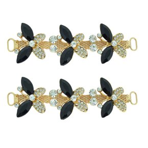 Cabedal Borboletas Débora Lateral com Pedrarias