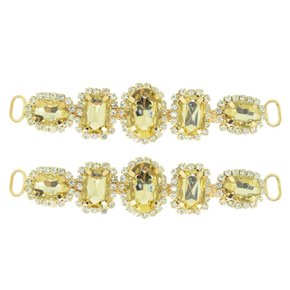 Cabedal Gabriela Lateral com Pedrarias