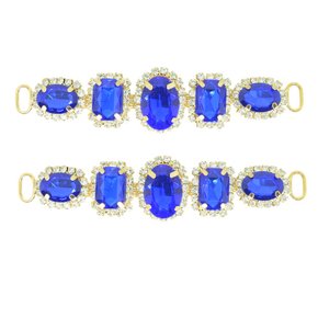 Cabedal Gabriela Lateral com Pedrarias