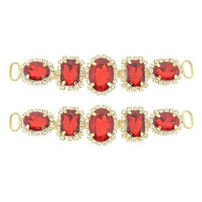 Cabedal Gabriela Lateral com Pedrarias