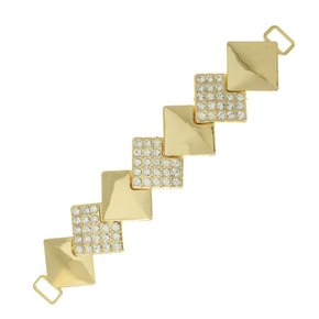 Cabedal Hanah Lateral com Strass