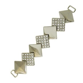 Cabedal Hanah Lateral com Strass