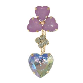 Cabedal Carla Lateral com Pedrarias