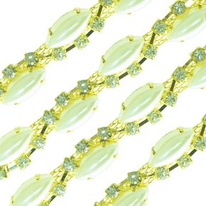 Cabedal em Corrente Navetes Pérola