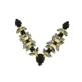 Cabedal Banhado Infantil Raíssa V com Pedrarias