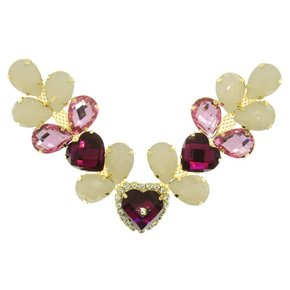 Cabedal Banhado Amanda V com Pedrarias