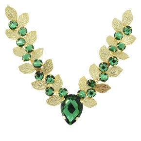 Cabedal Banhado Atena V com Pedrarias