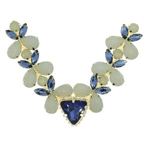 Cabedal Banhado Vanessa V com Pedrarias