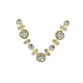 Cabedal Banhado Infantil Lucy V com Pedrarias