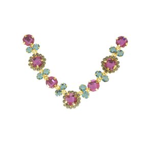 Cabedal Banhado Infantil Lucy V com Pedrarias