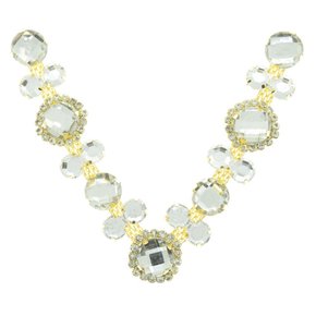 Cabedal Banhado Lucy V com Pedrarias