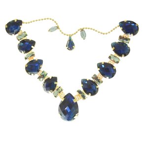 Cabedal Banhado Beatriz V com Pedrarias e Correntinha