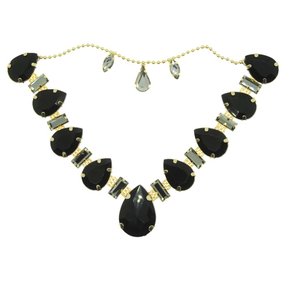 Cabedal Banhado Beatriz V com Pedrarias e Correntinha