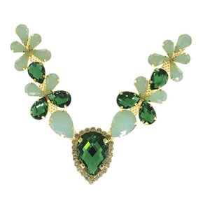 Cabedal Banhado Monique  V com Pedrarias