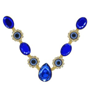 Cabedal Banhado Olho Grego Nice V com Pedrarias