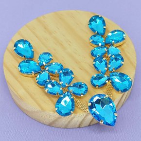 Cabedal Banhado Mel V com Pedrarias