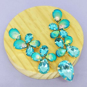 Cabedal Banhado Mel V com Pedrarias