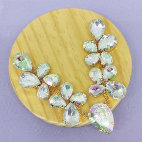 Cabedal Banhado Mel V com Pedrarias