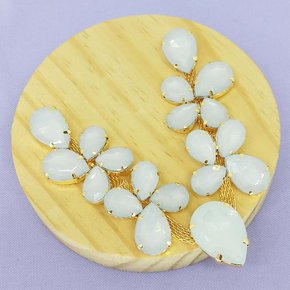 Cabedal Banhado Mel V com Pedrarias