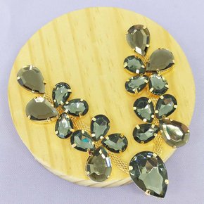 Cabedal Banhado Mel V com Pedrarias