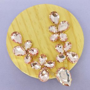 Cabedal Banhado Mel V com Pedrarias