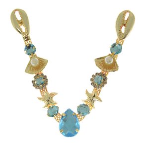 Cabedal Banhado Fundo do Mar Marina V com Pedrarias