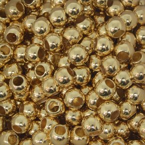 Pérola ABS 08mm com Furo de 3.5mm