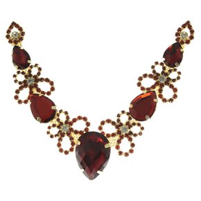 Cabedal Banhado Laís V com Pedrarias e Strass