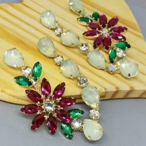 Cabedal Banhado Girassol Daisy V com Pedrarias