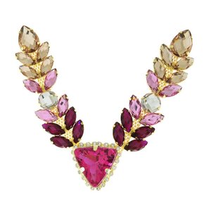 Cabedal Banhado Nina V com Pedrarias