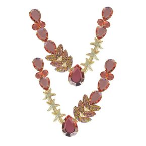 Cabedal Banhado Fundo do Mar Estela V com Pedrarias