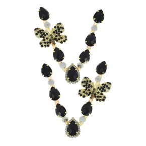 Cabedal Banhado Borboletas Bárbara V com Pedrarias e Strass