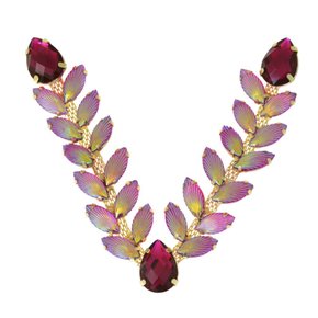 Cabedal Banhado Fiorela V com Pedrarias