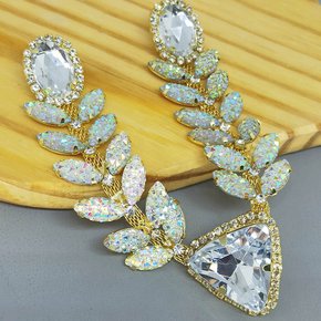 Cabedal Banhado Vera V com Pedrarias e Drusas