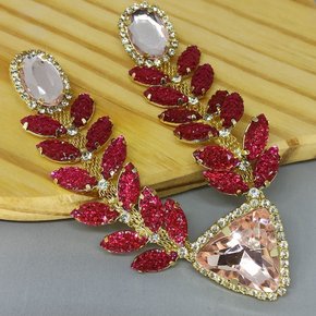 Cabedal Banhado Vera V com Pedrarias e Drusas