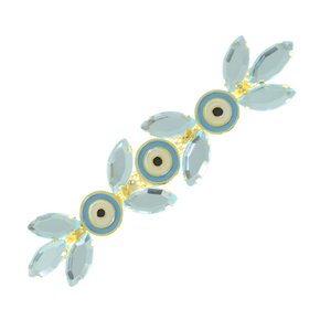 Cabedal Banhado Olho Grego Dafne Lateral com Pedrarias