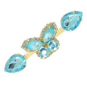 Cabedal Banhado Borboleta Chiara Lateral com Pedrarias