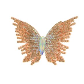 Aplique de Tecido Borboleta Lia com Strass