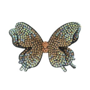 Aplique de Tecido Borboleta Erica com Strass