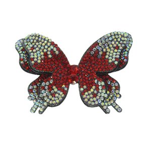 Aplique de Tecido Borboleta Erica com Strass