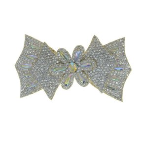 Aplique de Tecido Laço Valéria com Strass