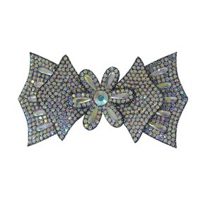 Aplique de Tecido Laço Valéria com Strass