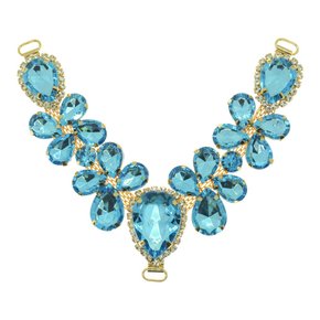 Cabedal Melissa V com Pedrarias