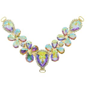 Cabedal Melissa V com Pedrarias