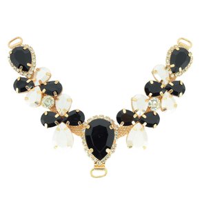 Cabedal Melissa V com Pedrarias