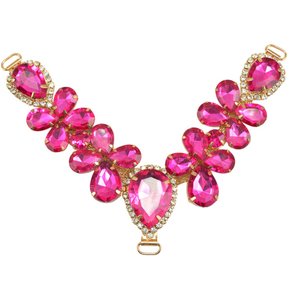 Cabedal Melissa V com Pedrarias