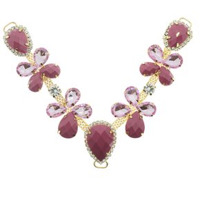 Cabedal Melissa V com Pedrarias