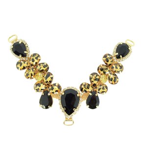 Cabedal Melissa V com Pedrarias