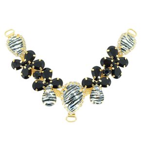 Cabedal Melissa V com Pedrarias